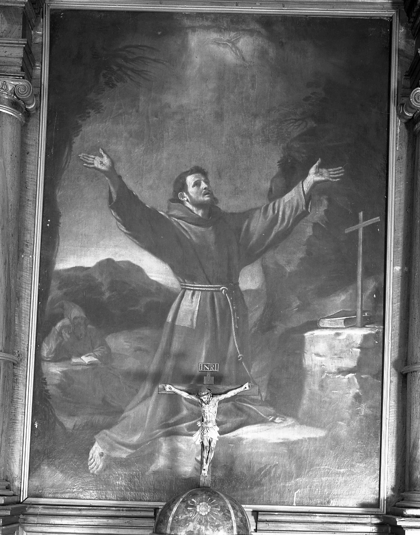Giovanni Francesco Barbieri, il Guercino - San Francesco in estasi, Chiesa delle Stimmate di S. Francesco, Cesena